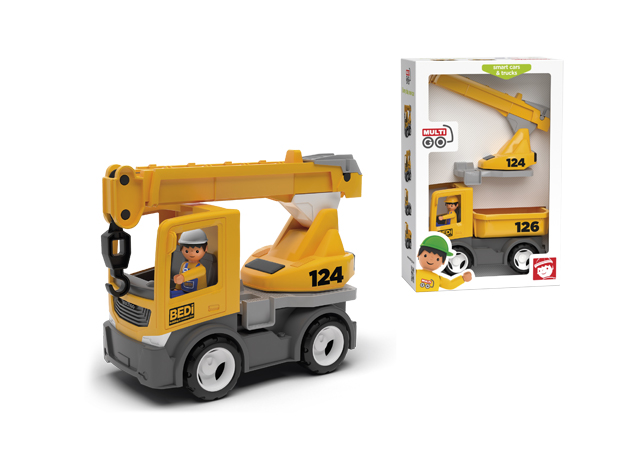 EFKO MULTIGO BUILD SET 2+1 - figurka Igráček stavbař s autem – hračka pro děti