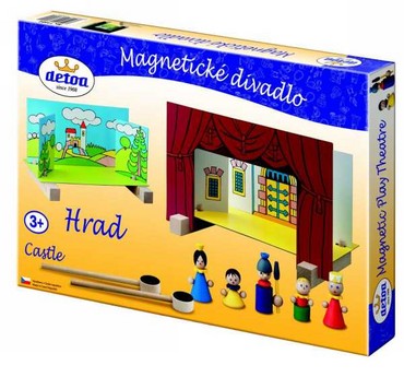 DETOA Divadlo magnetické - Hrad – hračka pro děti