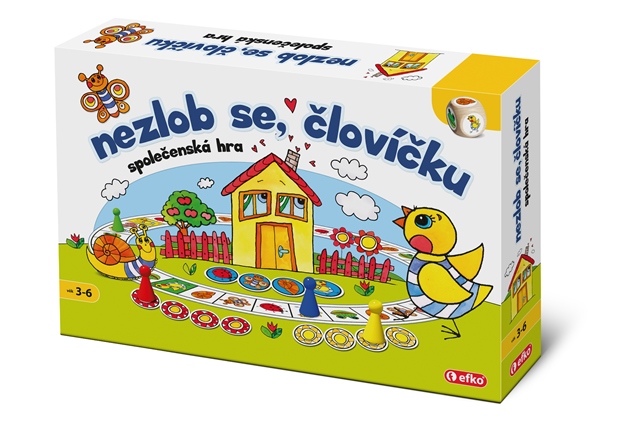 EFKO NEZLOB SE, ČLOVÍČKU! - oblíbená hra pro nejmenší – hračka pro děti