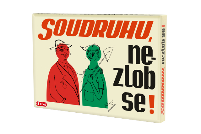 EFKO SOUDRUHU, NEZLOB SE - společenská rodinná hra – hračka pro děti