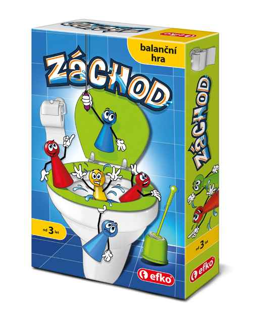 EFKO Záchod - balanční rodinná hra – hračka pro děti
