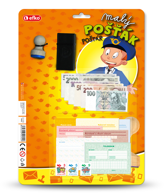 EFKO MALÝ POŠŤÁK - blistr – hračka pro děti