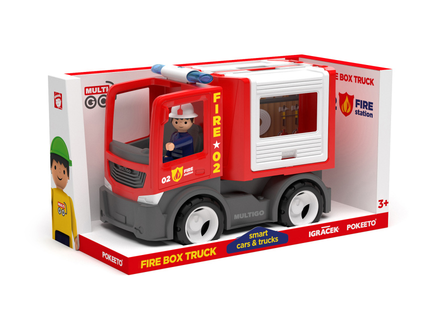 EFKO MULTIGO FIRE multikorbička s řidičem – hračka pro děti