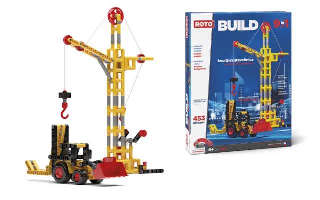 EFKO ROTO 9v1 BUILD, 453 dílků – hračka pro děti
