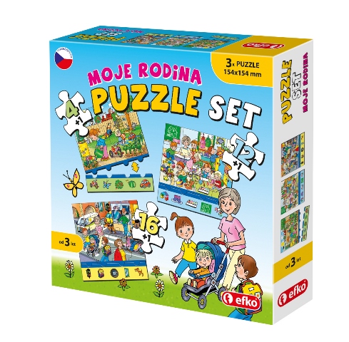 EFKO Puzzle set MOJE RODINA – hračka pro děti