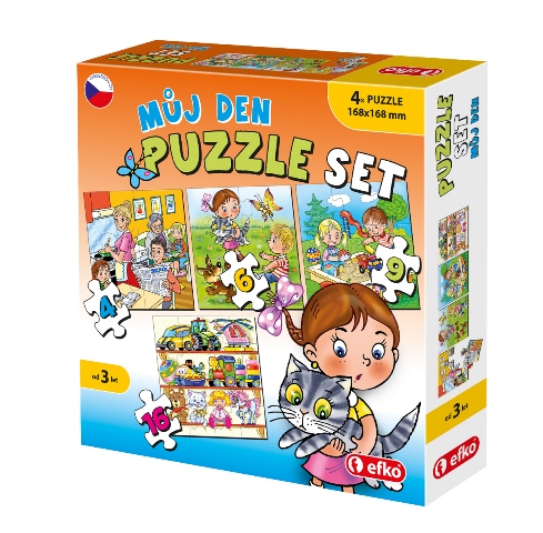 EFKO Puzzle set MŮJ DEN – hračka pro děti