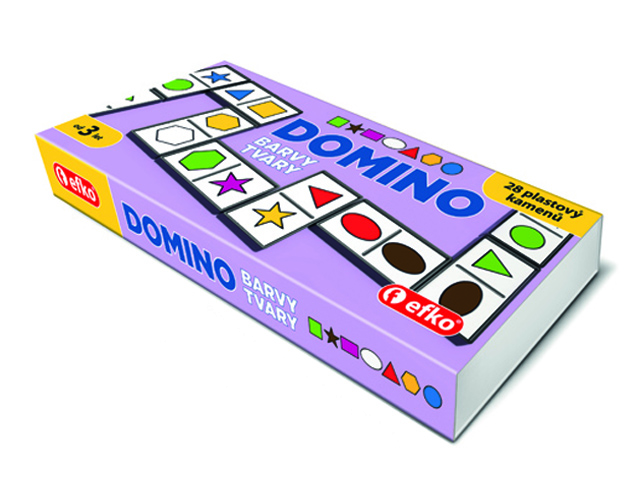 EFKO Domino BARVY A TVARY – hračka pro děti