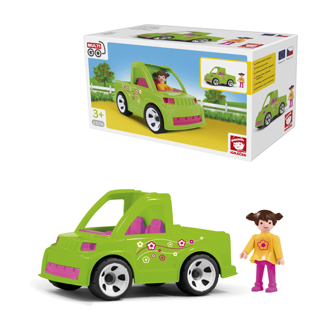 EFKO IGRÁČEK MULTIGO – Auto se zahradnicí – hračka pro děti
