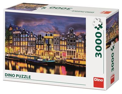 DINO AMSTERDAM 3000 Puzzle – hračka pro děti