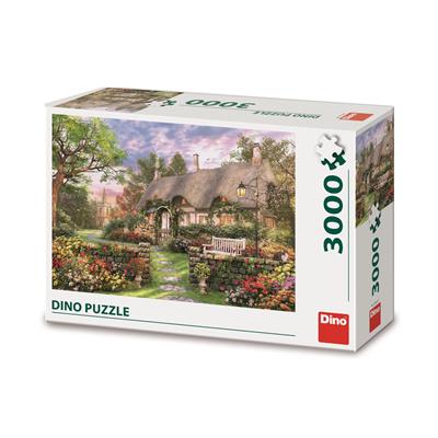 DINO ROMANTICKÁ CHATKA 3000 Puzzle – hračka pro děti