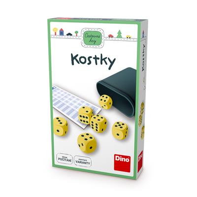 DINO KOSTKY Cestovní hra – hračka pro děti