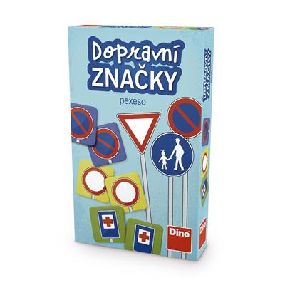 DINO DOPRAVNÍ ZNAČKY Pexeso – hračka pro děti