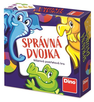 DINO SPRÁVNÁ DVOJKA Cestovní hra – hračka pro děti