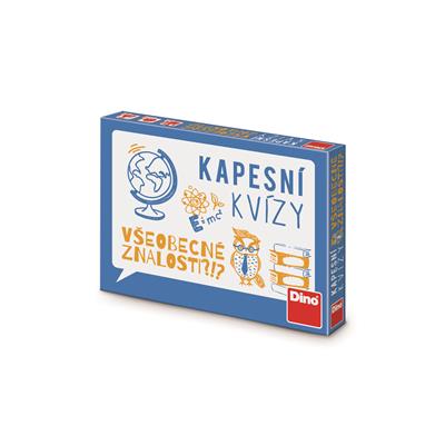 DINO KAPESNÍ KVÍZY – VŠEOBECNÉ ZNALOSTI Cestovní hra – hračka pro děti