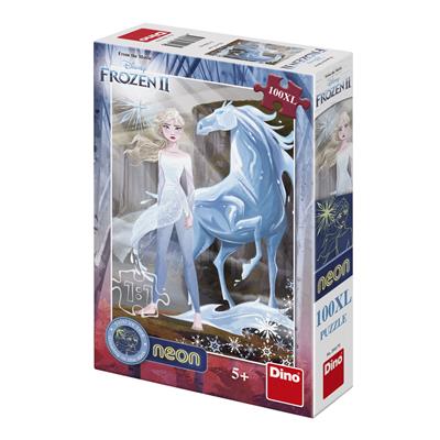 DINO FROZEN II 100XL neon Puzzle NOVÉ – hračka pro děti