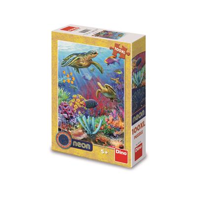 DINO PODMOŘSKÝ SVĚT 100 XL neon Puzzle – hračka pro děti