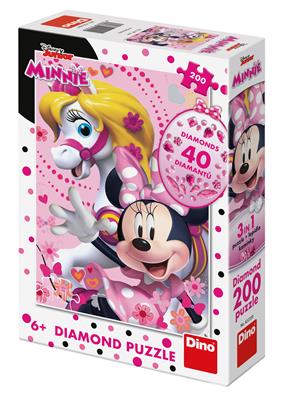 DINO MINNIE MOUSE 200 diamond Puzzle – hračka pro děti