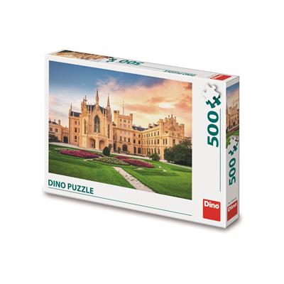 DINO ZÁMEK LEDNICE 500 Puzzle – hračka pro děti