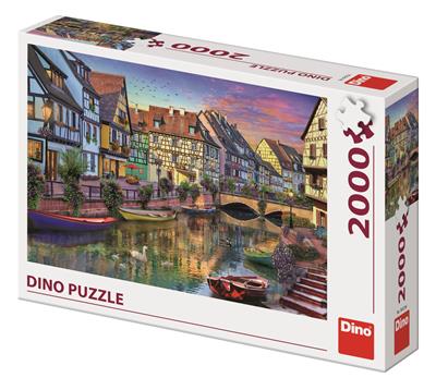 DINO ROMANTICKÝ PODVEČER 2000 Puzzle – hračka pro děti