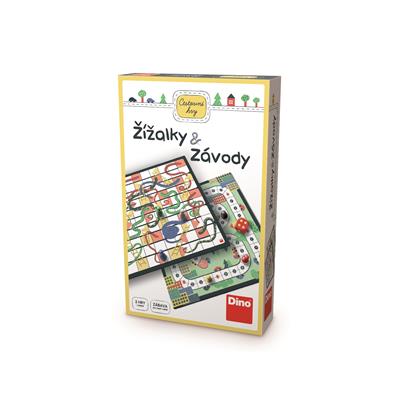 DINO ŽÍŽALKY & ZÁVODY Cestovní hra – hračka pro děti