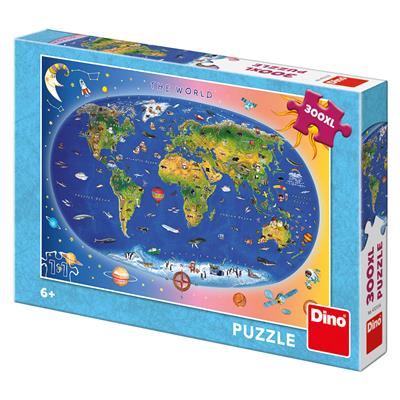 DINO DĚTSKÁ MAPA 300 XL Puzzle NOVÉ – hračka pro děti