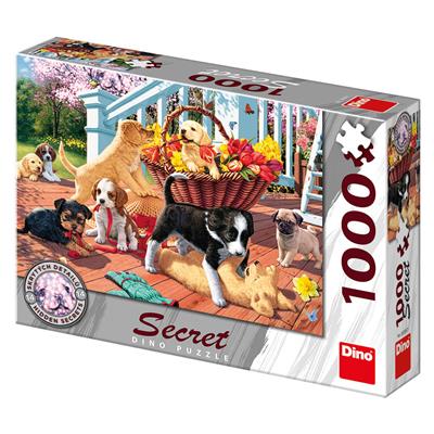 DINO ŠTĚŇATA 1000 secret collection Puzzle NOVÉ – hračka pro děti