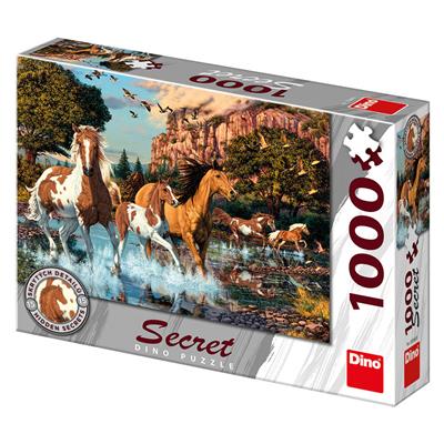 DINO KONĚ 1000 secret collection Puzzle NOVÉ – hračka pro děti