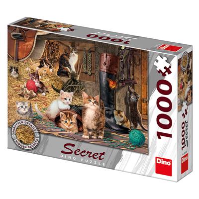 DINO KOČIČKY 1000 secret collection Puzzle NOVÉ – hračka pro děti