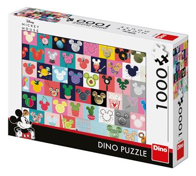 DINO MICKEY UŠI 1000 Puzzle – hračka pro děti