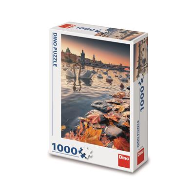 DINO LABUTĚ NA VLTAVĚ 1000 Puzzle – hračka pro děti