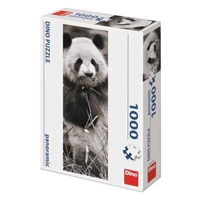 DINO PANDA V TRÁVĚ 1000 panoramic Puzzle – hračka pro děti