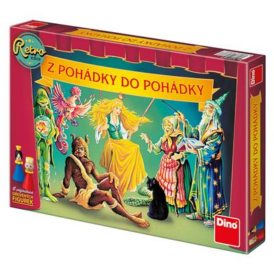 DINO Z POHÁDKY DO POHÁDKY RETRO EDICE Dětská hra – hračka pro děti
