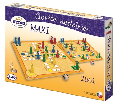 DETOA Člověče, nezlob se! MAXI 2 in 1 – hračka pro děti
