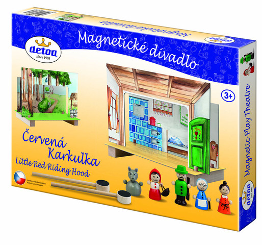 DETOA Divadlo magnetické - Červená Karkulka – hračka pro děti