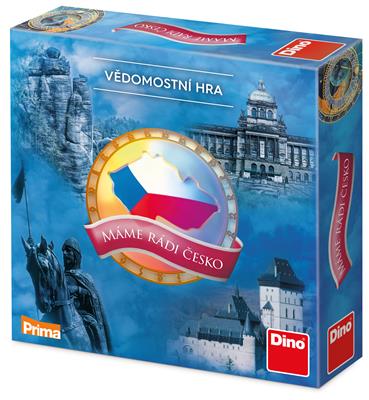 DINO MÁME RÁDI ČESKO Rodinná hra – hračka pro děti