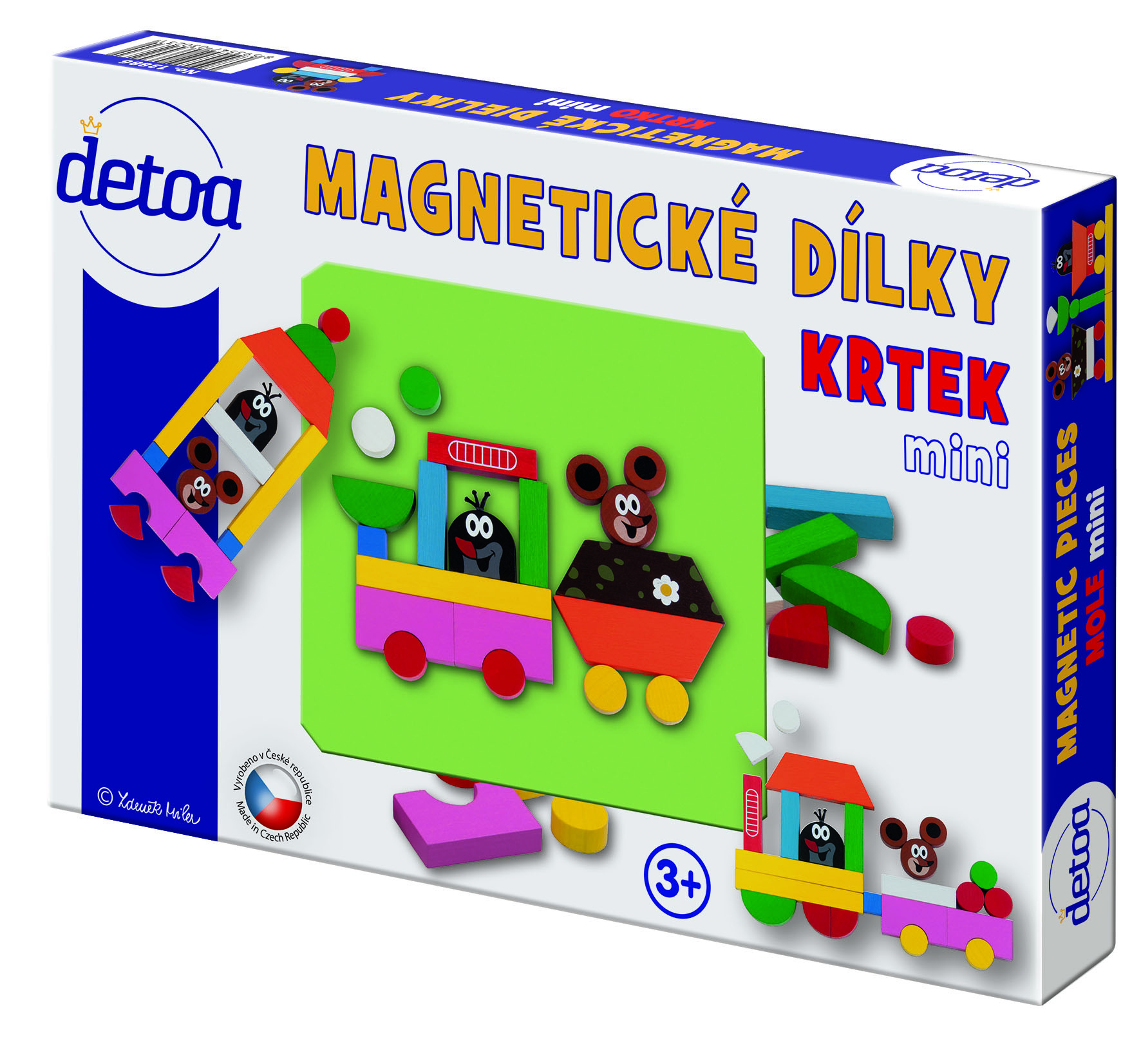 DETOA Magnetické dílky Krtek mini – hračka pro děti