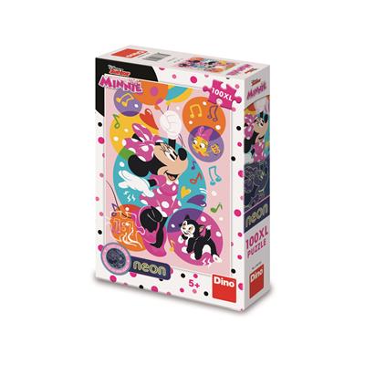 DINO MINNIE 100 XL neon Puzzle – hračka pro děti