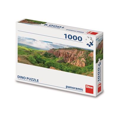 DINO ČERVENÁ ROKLE 1000 panoramic Puzzle – hračka pro děti