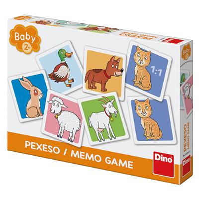 DINO DOMÁCÍ ZVÍŘÁTKA baby Pexeso – hračka pro děti