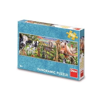 DINO FARMA 150 panoramic Puzzle – hračka pro děti