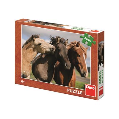DINO BAREVNÍ KONĚ 300 XL Puzzle NOVÉ – hračka pro děti