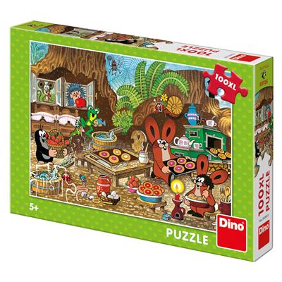 DINO KRTEK V KUCHYNI 100XL Puzzle NOVÉ – hračka pro děti