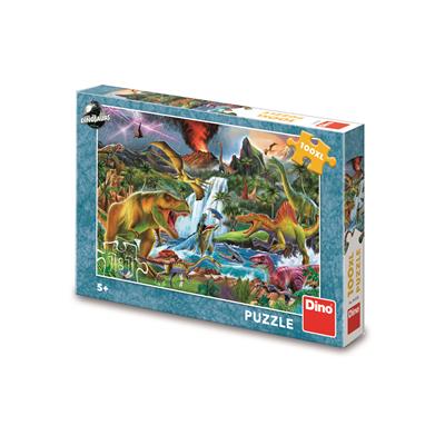 DINO BOJ DINOSAURŮ 100 XL Puzzle – hračka pro děti