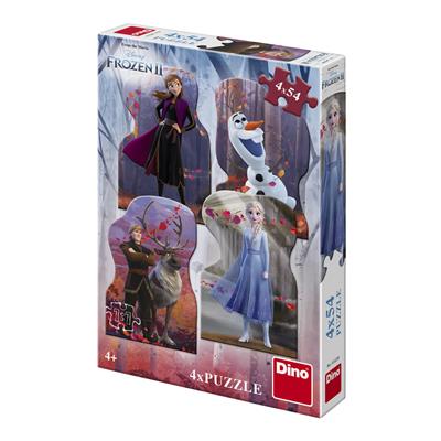 DINO FROZEN II 4x54 Puzzle NOVÉ – hračka pro děti