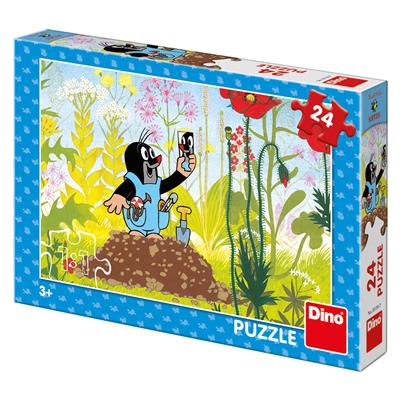 DINO KRTEK V KALHOTKÁCH 24 Puzzle NOVÉ – hračka pro děti
