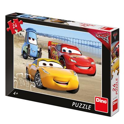 DINO CARS 3: NA PLÁŽI 24 Puzzle NOVÉ – hračka pro děti
