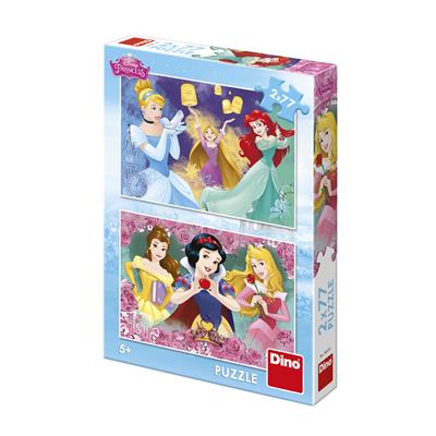 DINO PRINCEZNY 2x77 Puzzle NOVÉ – hračka pro děti