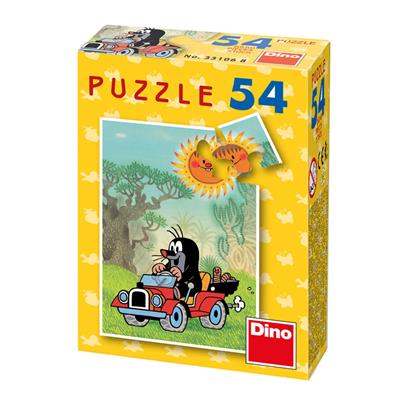 DINO KRTEČEK 54 mini Puzzle – hračka pro děti