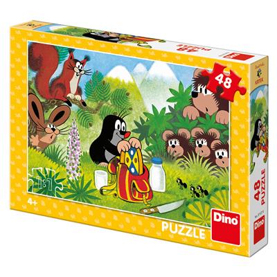 DINO KRTEK A SVAČINA 48 Puzzle NOVÉ – hračka pro děti