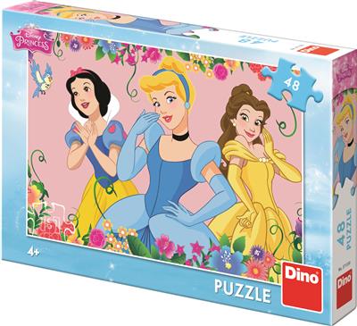 DINO ROZKVETLÉ PRINCEZNY 48 Puzzle NOVÉ – hračka pro děti